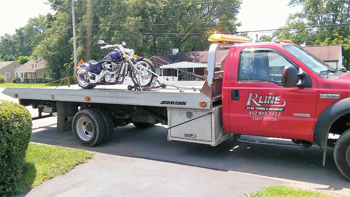 Pittsburgh Area Specialty Towing Service R Line Towing